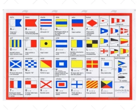 INTERNATIONAL  FLAG CODES ELECTROSTATIC ADRIA BANDIERE