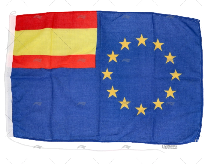 EURO-SPANISH FLAG 60x40cm HQ ADRIA BANDIERE