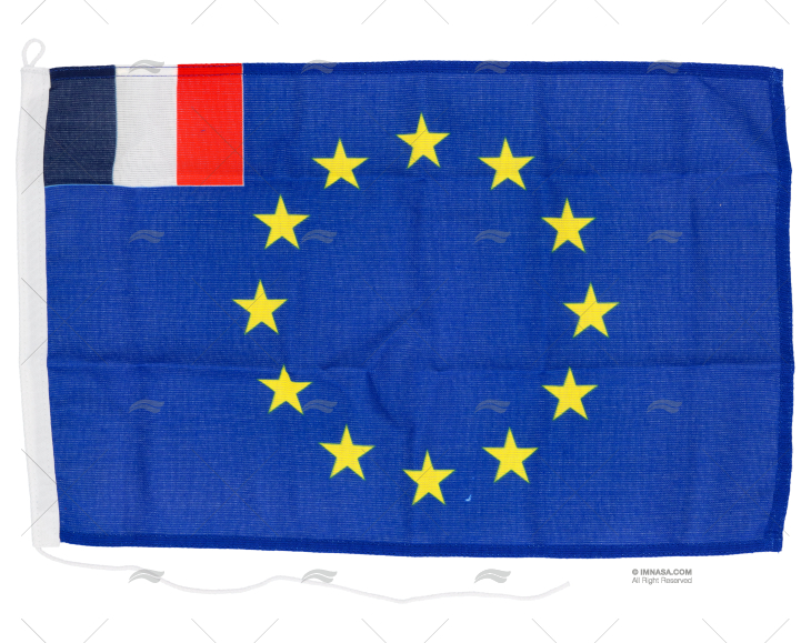 BANDEIRA EURO-FRANÇESA  45x 30cm ADRIA BANDIERE