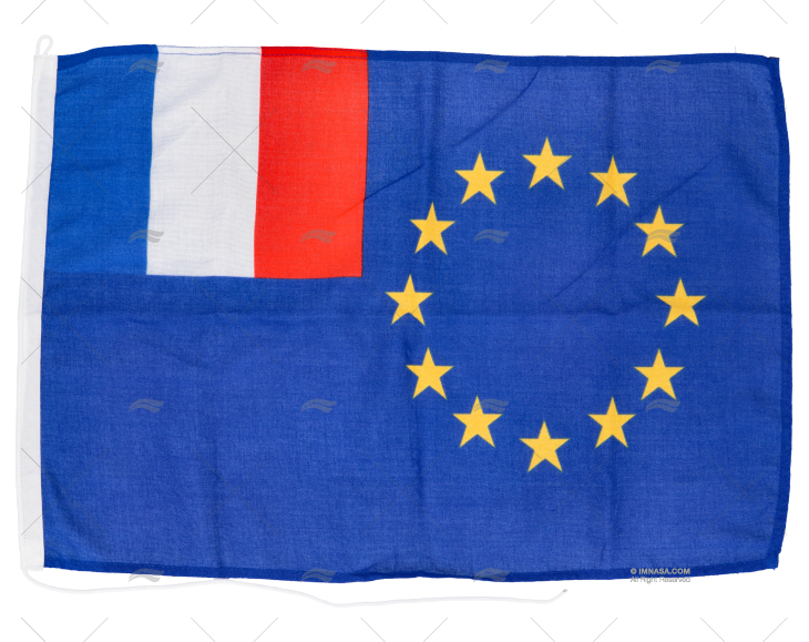 EURO-FRENCH FLAG 60x40cm HQ ADRIA BANDIERE