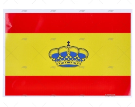 BANDERA ADHESIVA ESPAÑA C/CORONA 210x140