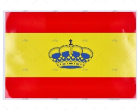 FLAG SPAIN W/CROWN ADHESIVE 300X200mm