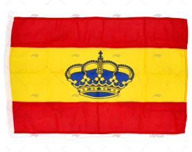 SPANISH FLAG WITH CROWN 60x40cm HQ ADRIA BANDIERE