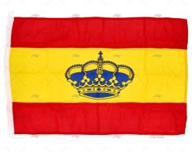 SPANISH FLAG WITH CROWN 75x50cm HQ ADRIA BANDIERE