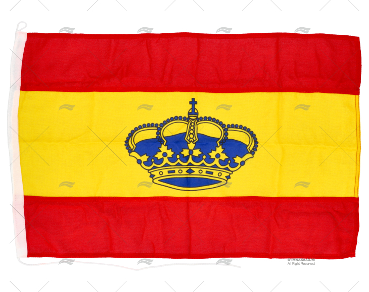 SPANISH FLAG WITH CROWN 100x64cm HQ ADRIA BANDIERE