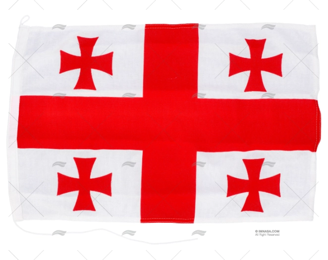 DRAPEAU GEORGIA        45x 30cm ADRIA BANDIERE