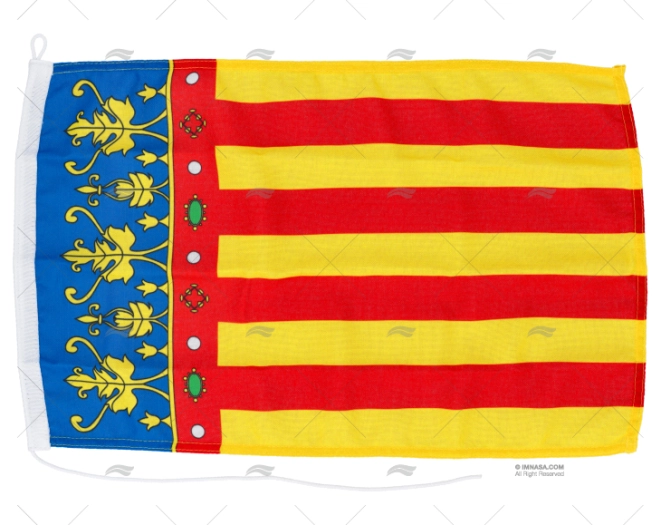 BANDEIRA VALENCIA       45x 30cm