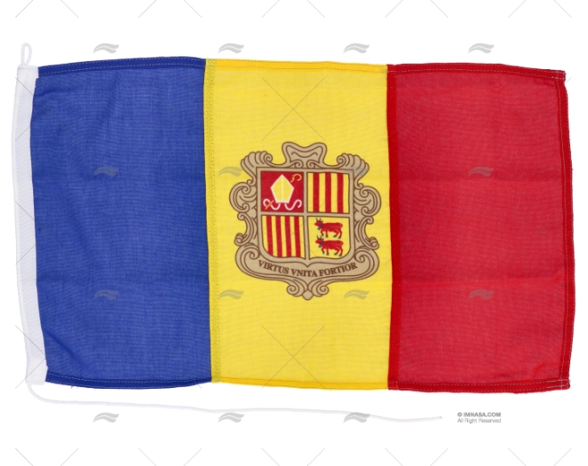 BANDERA ANDORRA        45x 30cm ADRIA BANDIERE