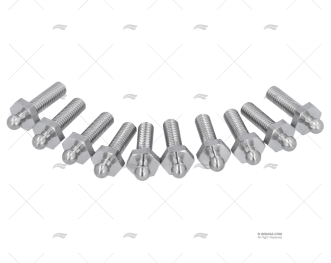 MACHO ROSCA TENAX M5 x 16mm INOX *(10) LOXX