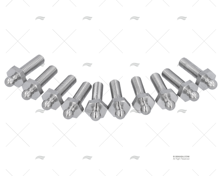 MALE ROSCA TENAX M5 x 16mm INOX *(10) LOXX