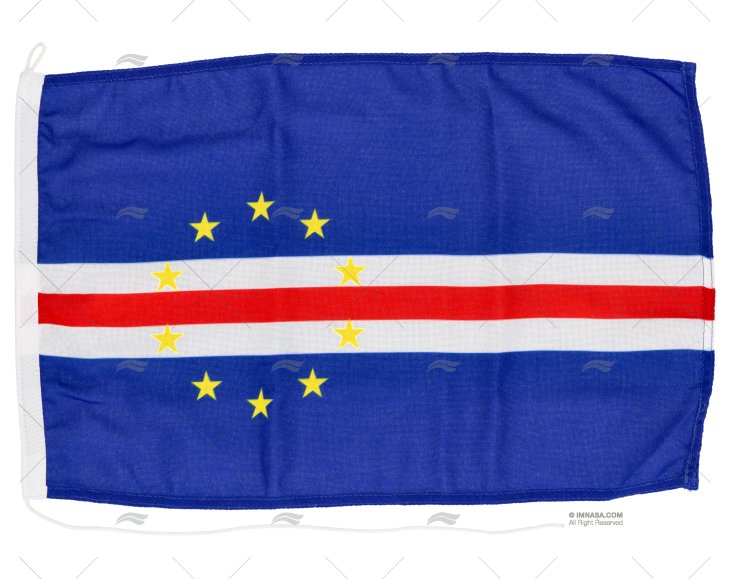 BANDERA CABO VERDE     45x 30cm