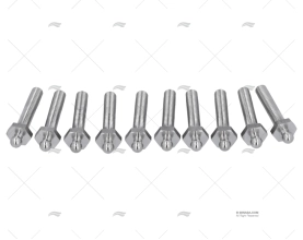 MACHO ROSCA TENAX M5 x 25mm INOX *(10) LOXX