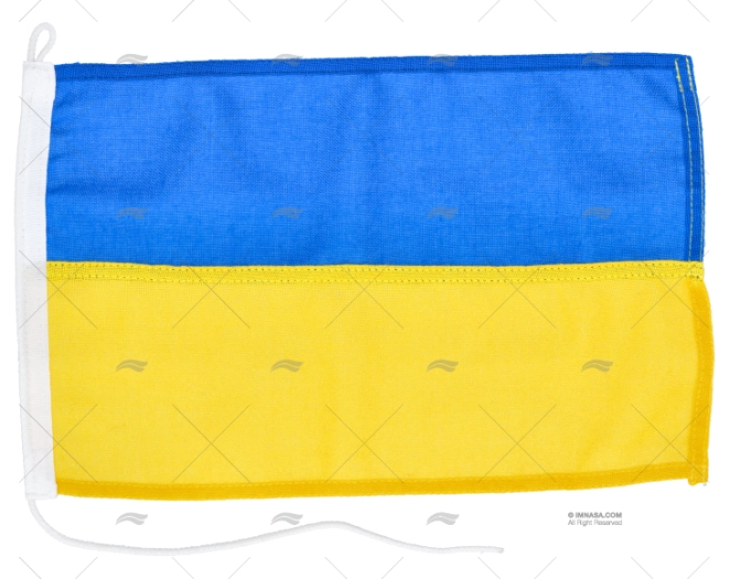 DRAPEAU UCRANIA        30x 20cm ADRIA BANDIERE