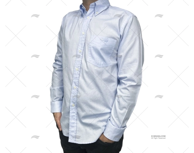 SHIRT LONG SLEEVE MAN BLUE T-M