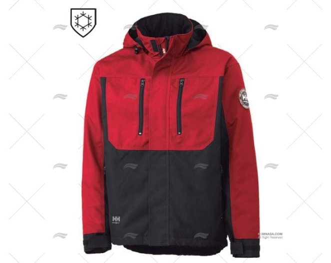 BLUSÃO BERG VERMELHO/PRETO TAMANHO-S HELLY HANSEN