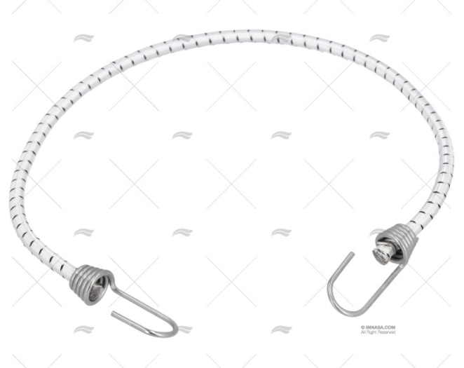 SHOCK CORD WITH S.S. HOOKS 500x8mm