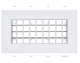 A.C. GRID PVC 180x80 Int White THERMOWELL