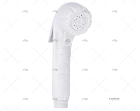 DUCHA BLANCA 1/2"BSP-20 CON LEVA ON-OFF