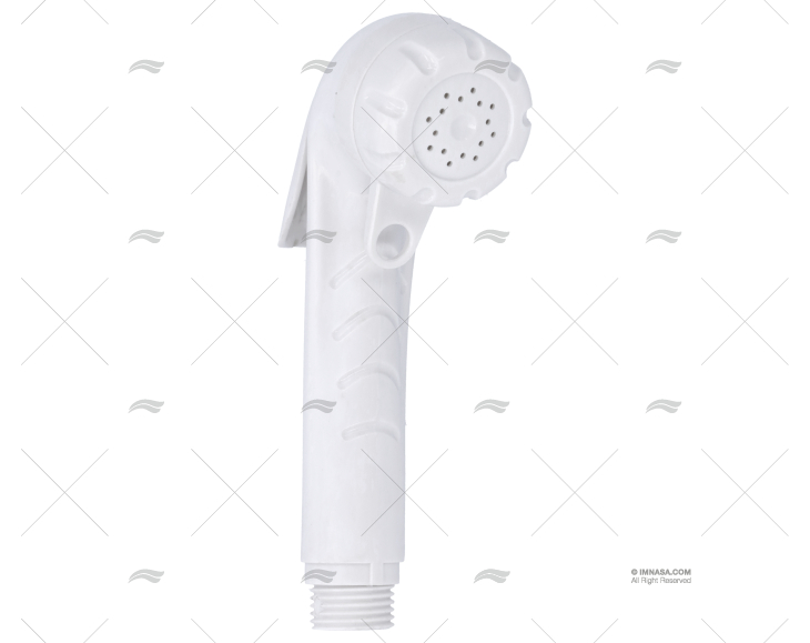 DUCHA BLANCA 1/2"BSP-20 CON LEVA ON-OFF