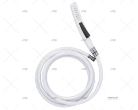 SHOWER HEAD ABS HOSE 2.5M WHITE FORESTI SUARDI