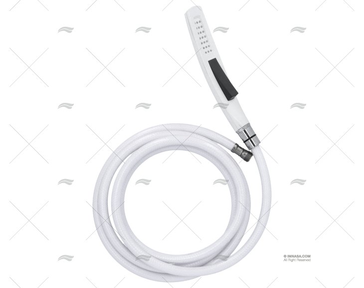 SHOWER HEAD ABS HOSE 2.5M WHITE FORESTI SUARDI