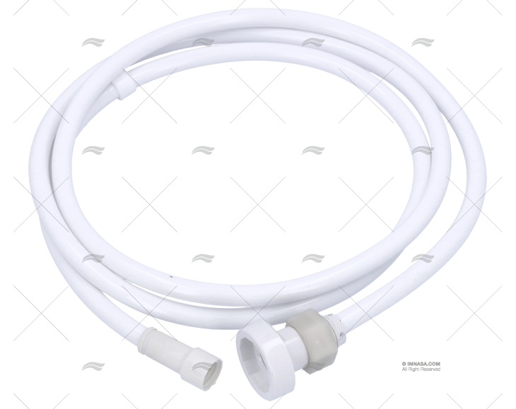 SHOWER HOSE ELEGANCE WHITE 22100mm WHALE