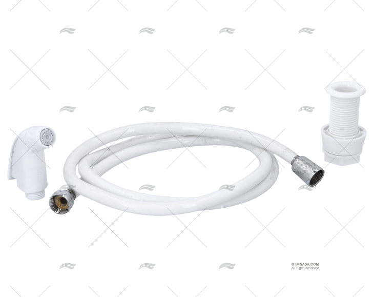 SHOWER SET W/HOSE 1.6M AND BRACKET