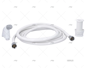 SHOWER SET W/HOSE 4M AND BRACKET