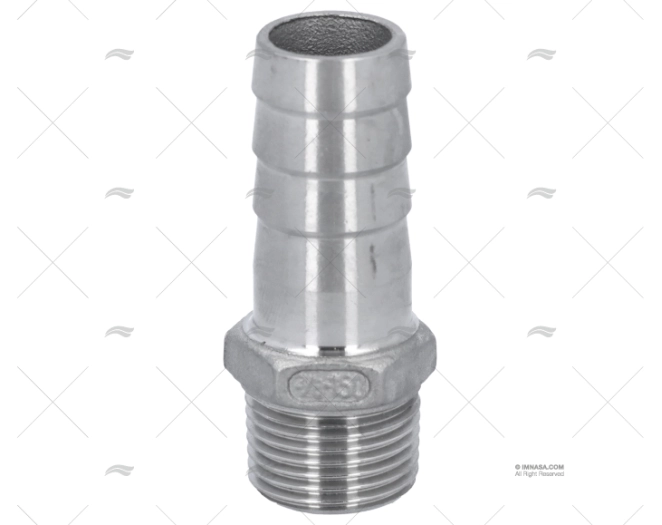 ENTRONQUE INOX 3/8"  x 15mm