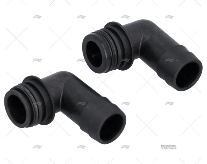 CONNECTOR FOR VACCUM PUMP 90DEG 1"