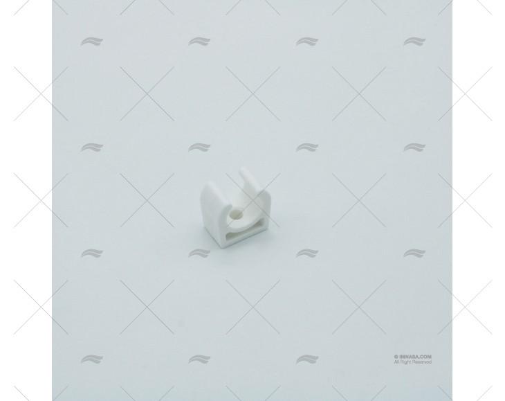 CLIP SUPPORT MURAL TUBE BLANC WHALE