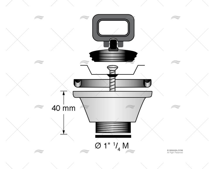 DESAGUE CODO  25mm BARKA