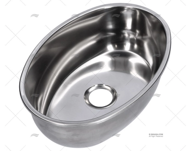 SINK OVAL INOX CAN