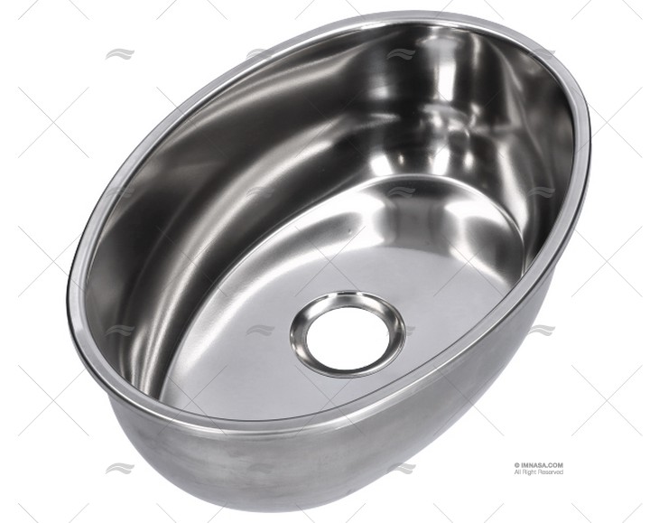 BATHROOM SINK S.S. 356x265x140mm CAN