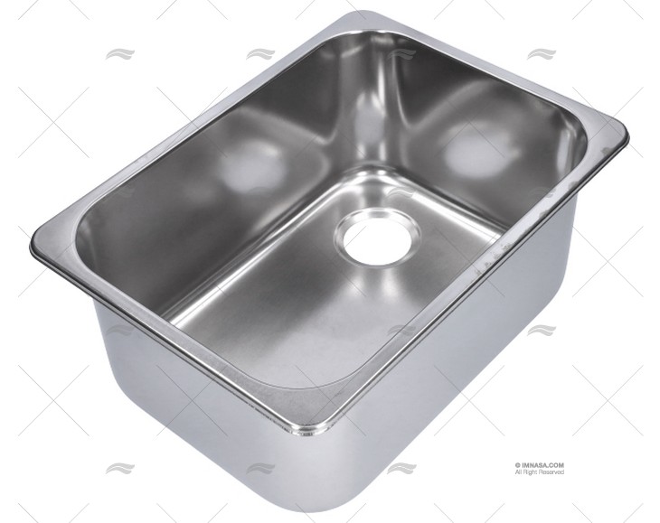 BATHROOM SINK S.S. 355X260X150mm CAN