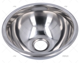 BATHROOM SINK ROUND S.S. 260x290x120mm CAN