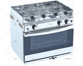 COOKER 2 BURNERS+OVEN 504x410x466 1.75KW ENO