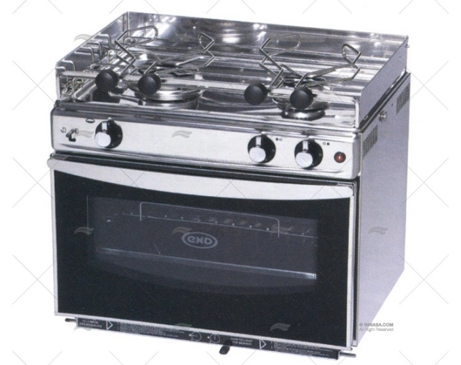 COCINA ENO 504x410mm 2F+HORNO+GRILL ENO