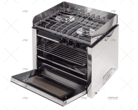 COCINA 2 FOGONES CON HORNO 500x410x390 CAN