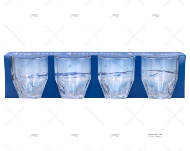 VASO AGUA/WHISKY 360ml 4pcs