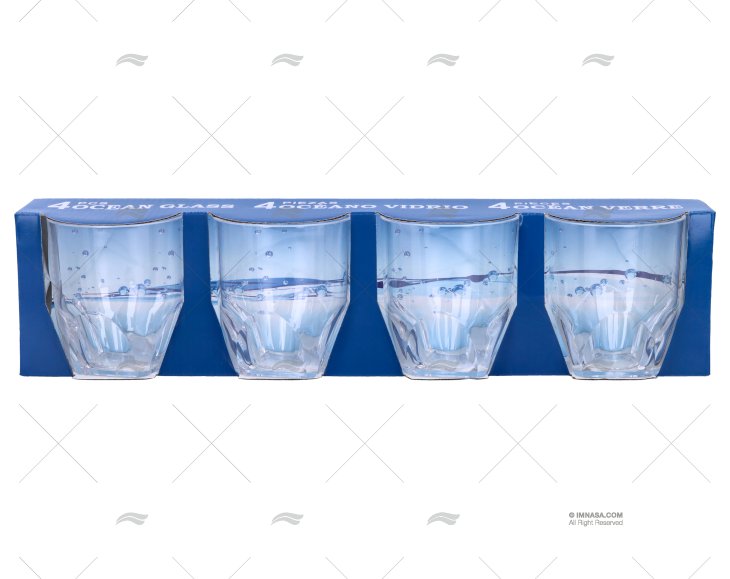 VASO AGUA/WHISKY 360ml 4pcs