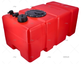 FUEL TANK 60L 650x350x300mm