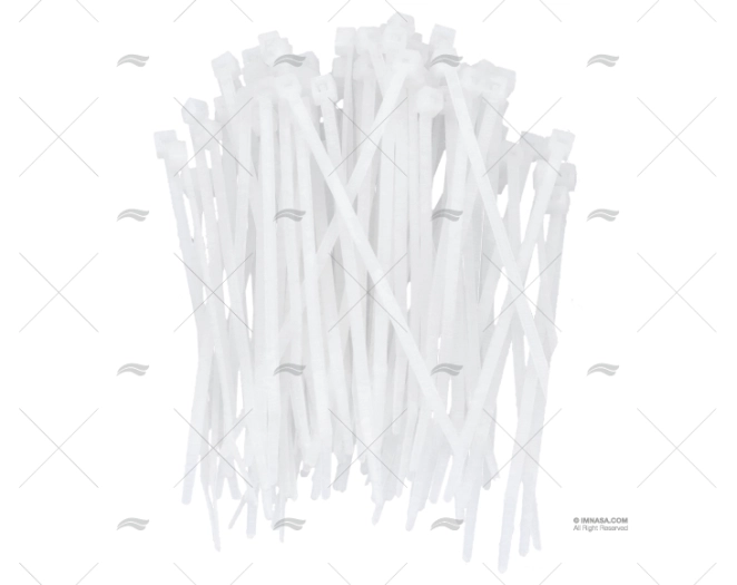 NYLON CABLE-TIE 2,5x98 WHITE 100 UNITS NORMA