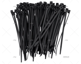 NYLON CABLE-TIE 2,5x98 BLACK 100 UNITS