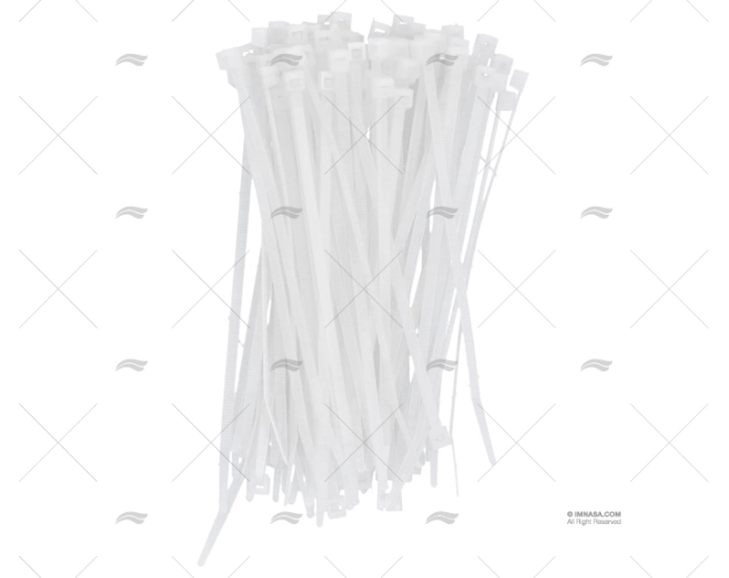 NYLON CABLE-TIE 3,6x140 WHITE 100 UNITS NORMA