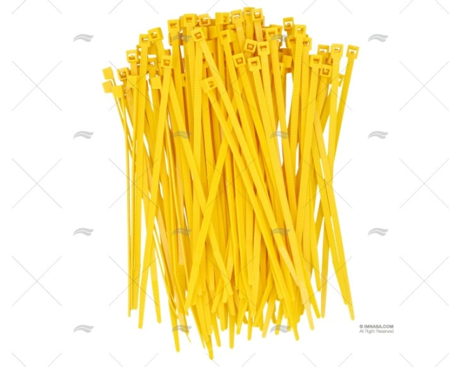 NYLON CABLE-TIE 3,6x140 YELLOW 100 UNITS NORMA