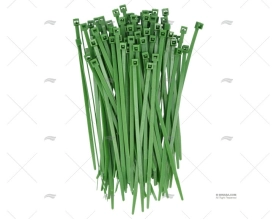 NYLON CABLE-TIE 3,6x140 GREEN 100 UNITS NORMA