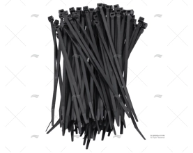 NYLON CABLE-TIE 4,8x200 BLACK 100 UNITS