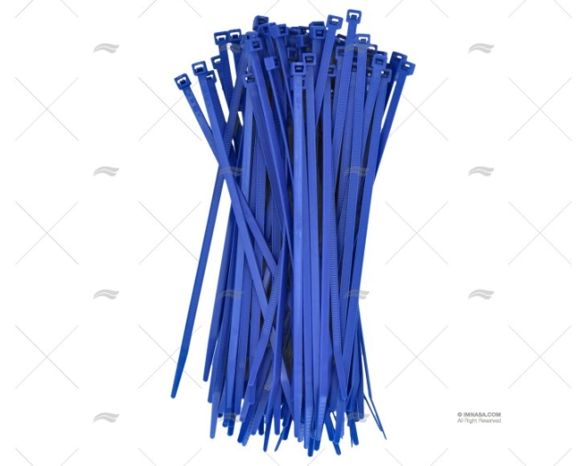 NYLON CABLE-TIE 4,8x200 BLUE 100 UNITS NORMA