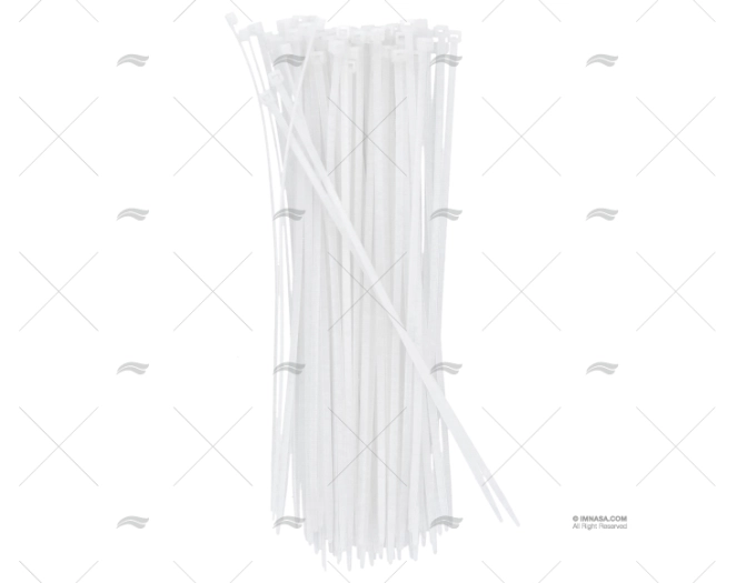 NYLON CABLE-TIE 4,8x290 WHITE 100 UNITS NORMA